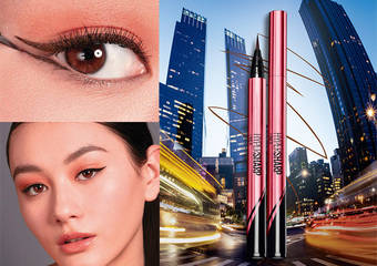 MAYBELLINE 媚比琳 - 开架眼线霸主NO.1全新小金盖抢眼登场“超激细抗晕眼线液(抗手震版)”超热卖!超滑顺!超持久!一笔到底挑战地表极线