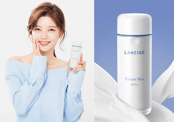 LANEIGE 兰芝 - 牛奶水新登场 席卷韩妞懒人保养圣品 保养第一道程序 X 高效润泽乳霜化妆水 独创乳霜液态化技术 保湿锁水同步到位 润泽丝滑牛奶肌立现