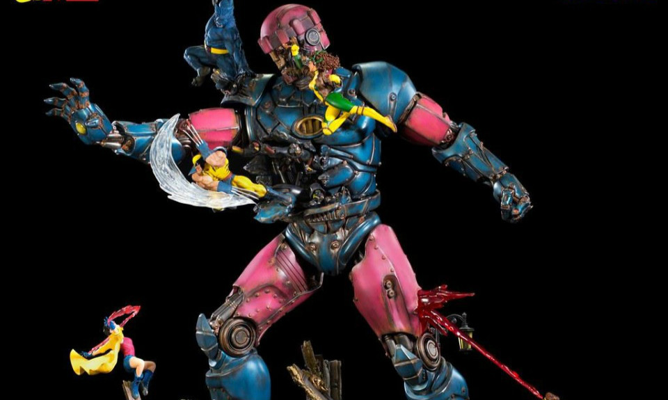 Iron Studios Battle Diorama【X战警大战哨兵机器人 #1】 1/10 比例雕像
