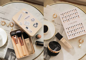 LANCOME 兰蔻 - 继小冰奶粉扑后 最新力作! 零粉感超持久粉底 人气周边再一发!《奶茶拿铁刷具组》 让底妆不只持久 更要水润服贴!