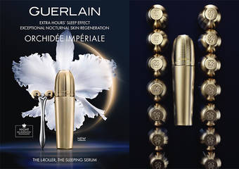 GUERLAIN 娇兰 - 全新“兰钻黄金夜间精华液”天地双兰极致生命能量 一夜重返 黄金巅峰