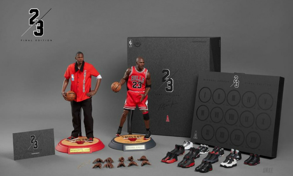 ENTERBAY NBA Real Masterpiece「迈克尔·乔丹(客场)终极版」1/6比例 可动人偶