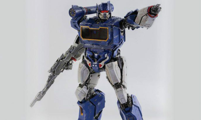 threezero DLX收藏级系列《大黄蜂》声波&战犬 11 吋可动人偶