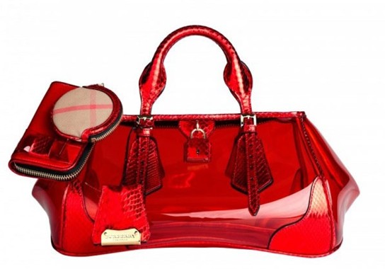 Burberry,2013新春情人节红色系列包款