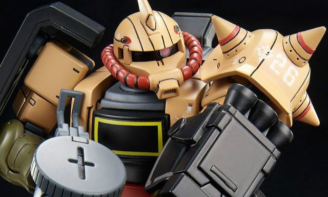 万代 HG 1/144《机动战士高达 THE ORIGIN MSD》MS-06D 沙漠扎古