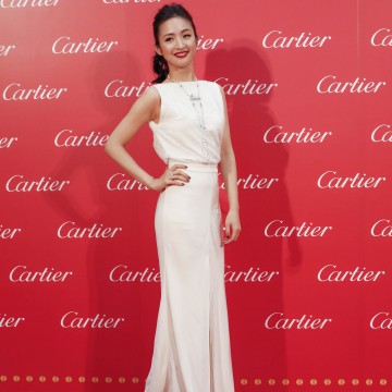 准新娘林依晨优雅亮相卡地亚Cartier开幕活动 手戴7.05克拉美钻闪耀全场