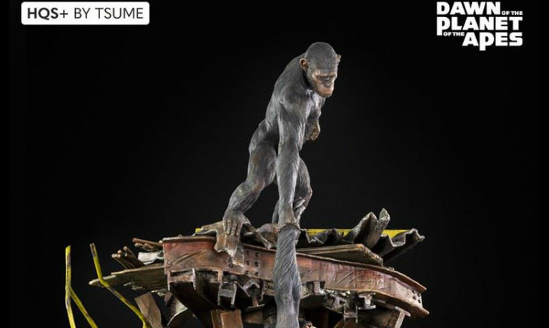Tsume-Art HQS+《猩球崛起:黎明的进击》「猩猩不会自相残杀」1/5比例场景雕像