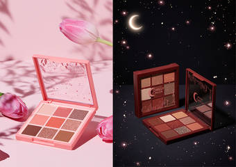 ETUDE HOUSE - 让口罩遮不住你的光芒! 晨间的暖阳与月光闪耀打造全日的迷人双眸 玩转色彩九色眼彩盘 #早晨的郁金香#深夜的星月光