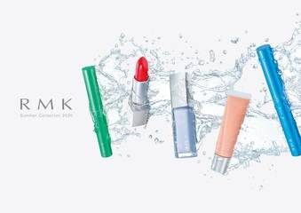 RMK - SPLASH COLOR MOVEMENT 恣意玩色。尽情戏水。唯我独占 炽热的夏阳。打破常规 大胆的彩绘双眸,夏日水漾的笑容 灿烂的绽放。洋溢活力与能量,享受奔放的今夏!
