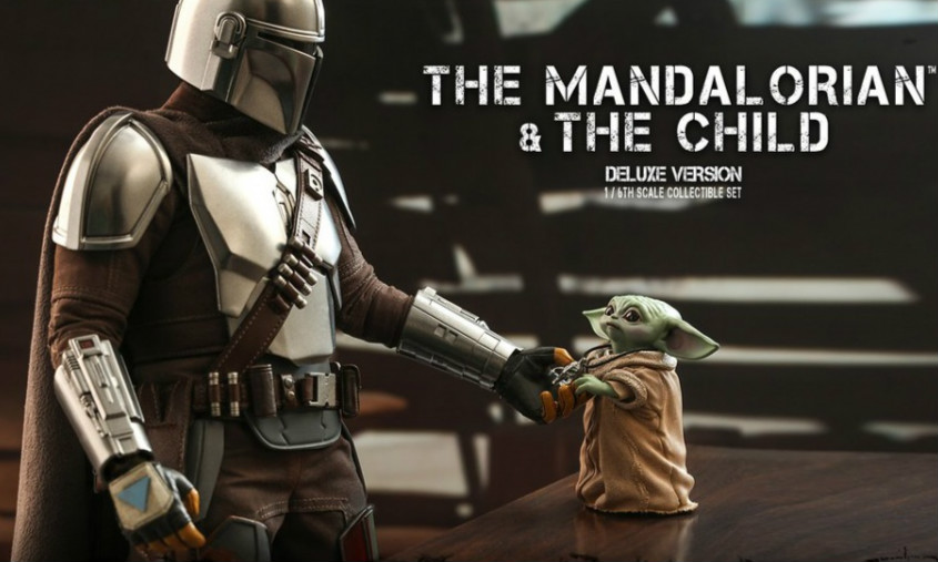 Hot Toys 《曼达洛人》曼达洛人与孩子 (豪华版) 1/6 比例人偶套组