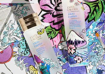 Estee Lauder 雅诗兰黛 - 携手鬼才涂鸦艺术家Lady AIKO跨界创作 纽约与东洋文化交织激荡 推出全台限量1500瓶浮世绘光彩瓶身