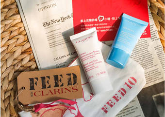 CLARINS 克兰诗 - 台湾克兰诗捐赠防疫暖心小礼,亲手包装象征满满感恩心意,传达加油正能量