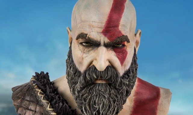 Gaming Heads《战神(God of War)》克雷多斯 1:1 比例胸像