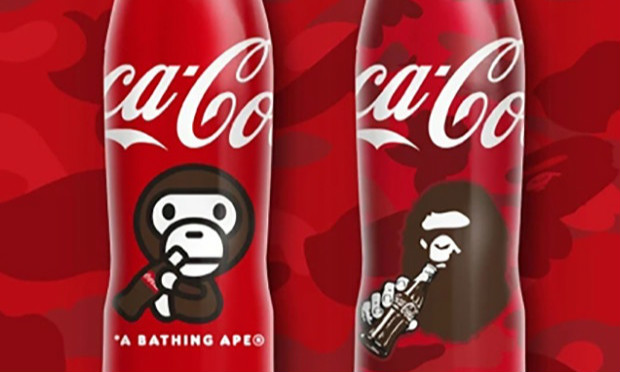 A BATHING APE® x Coca-Cola可口可乐 2020全新联名 可乐铝罐瓶
