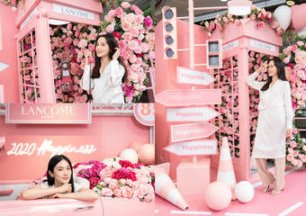 LANCOME 兰蔻 - 兰蔻85周年甜蜜钜献!称霸社群最狂粉红打卡点!幸福公路快闪店 6月起全台百货盛大巡回