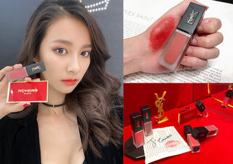 YSL 圣罗兰 - 以爱为名 偷心至上 吻,是你最性感的使坏印记!全新“时尚印记雪绒唇釉”软嫩美唇 偷心使坏