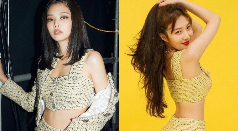 当人间香奈儿Jennie撞衫性感炸弹Joy！俐落霸气、清新妩媚各自演绎与众不同的性感时尚
