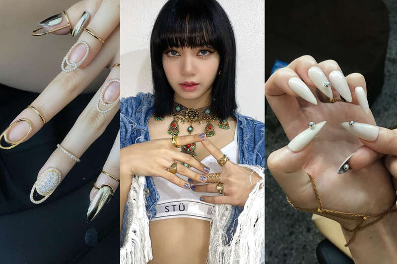 指甲戴的首饰有望成为新趋势!BLACKPINK回归指彩造型美翻