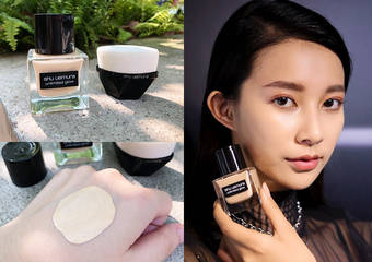 shu uemura 植村秀 - 持久 保湿 如光随行 “无极限光泽水粉底” X“ 55打亮海绵” 全新上市