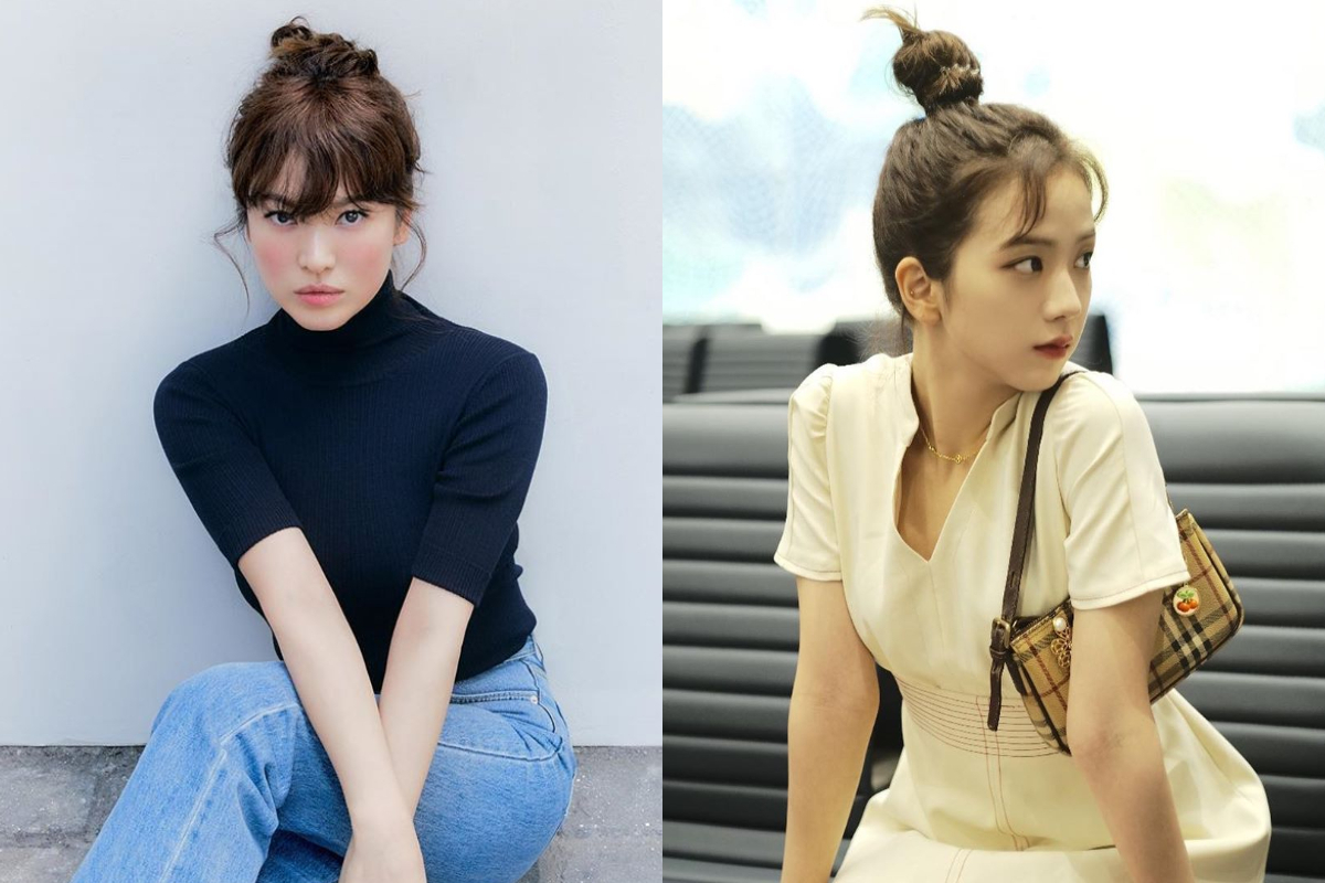 2020最新“丸子头”造型,宋慧乔、Jisoo、蔡依林甜美示范、昆凌私下也超爱绑!