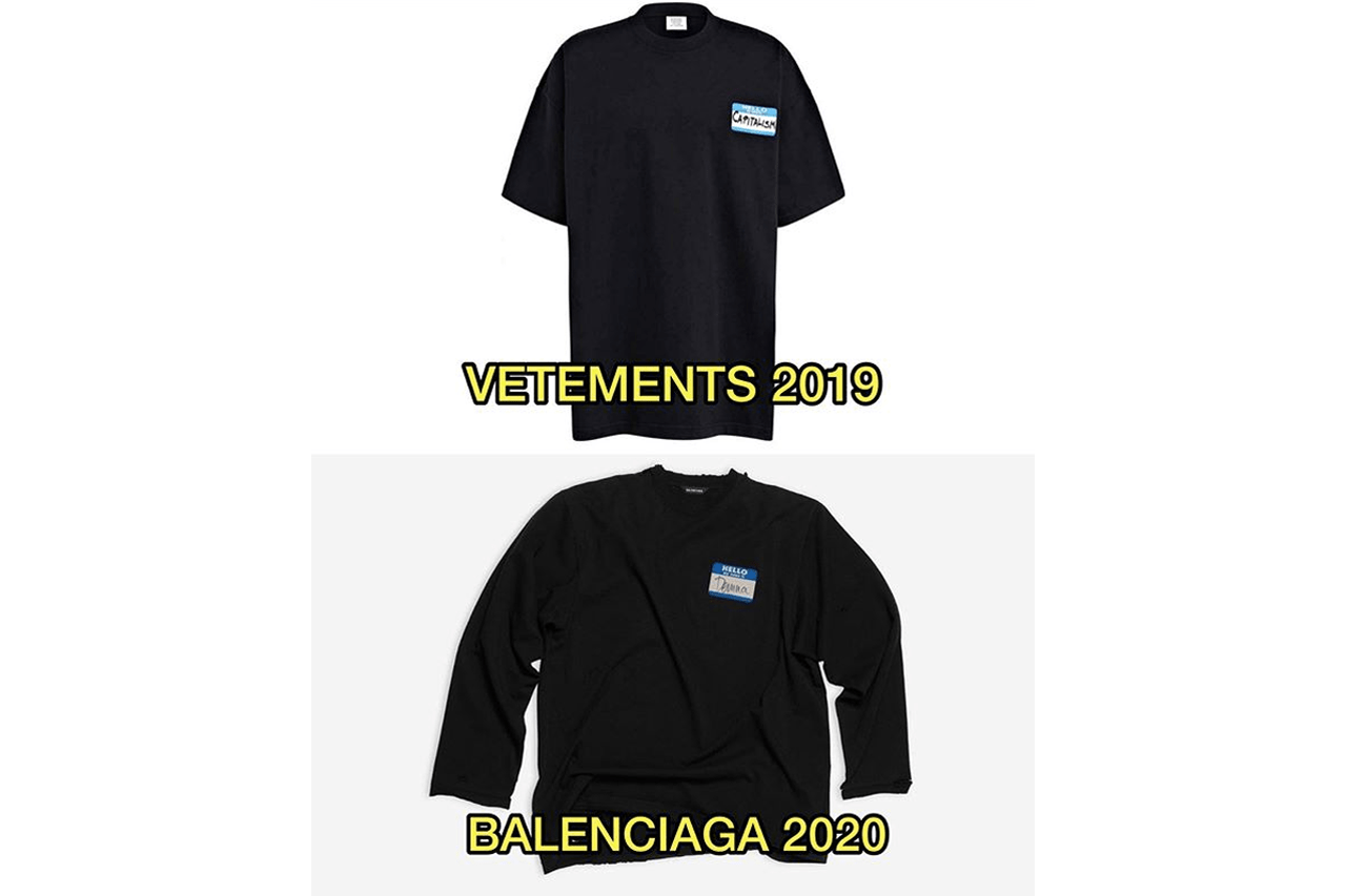 BALENCIAGA推Apple Music清单 限量T恤却被控抄袭?