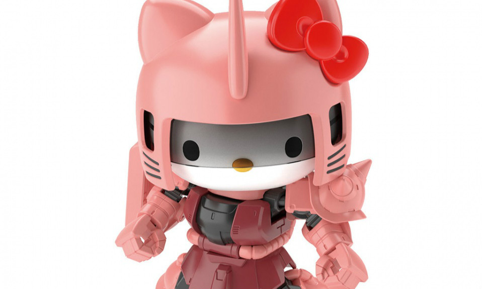 万代 SDCS 系列 Hello Kitty / 夏亚专用扎古II、量产型扎古II 组装模型