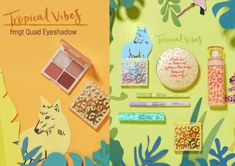 THE FACE SHOP 菲诗小铺 - 法国知名平面设计师Mélanie Johnsson携手合作!热带雨林联名彩妆,与你热情相遇