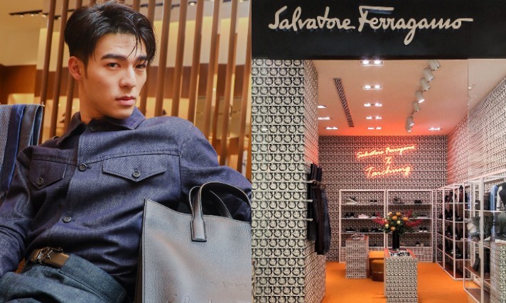 Ferragamo首间男装快闪店 陈昊森超推的黑色系列这里也找得到