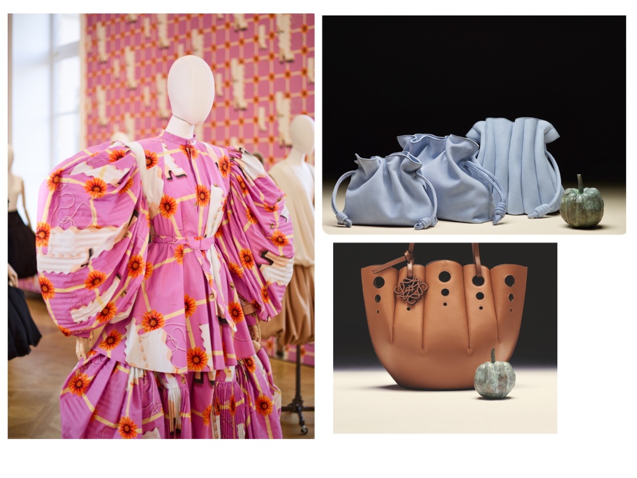 巴黎时装周/LOEWE墙上时装展 轮廓如同泡泡轻舞飞扬