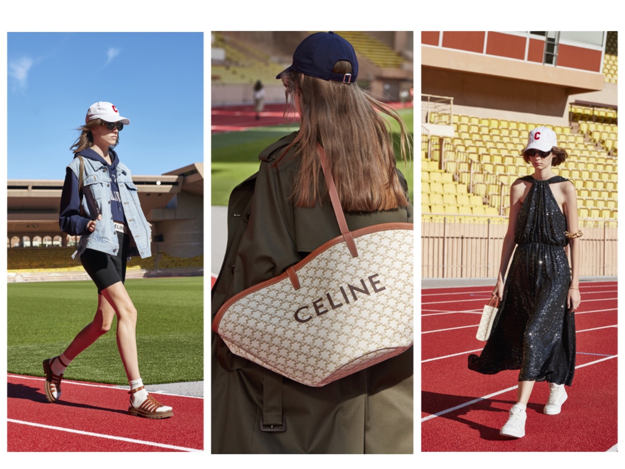 CELINE的青春纪录!2021春夏腋下包 搭衬迷彩运动风