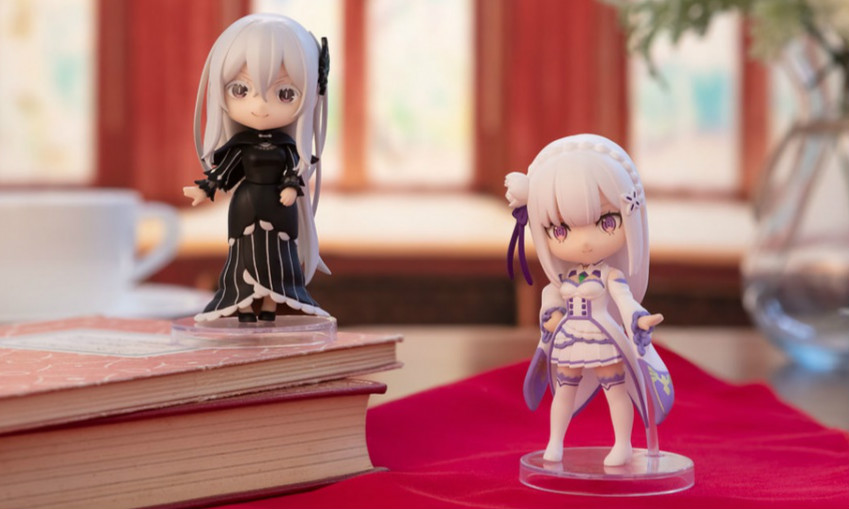 万代 Figuarts mini《Re:从零开始的异世界生活》爱蜜莉雅&艾姬多娜