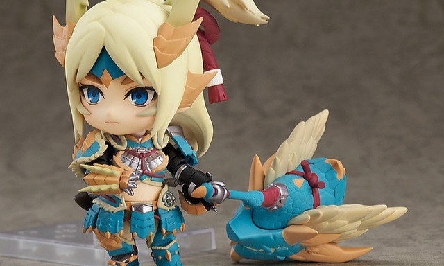 GSC 黏土人《怪物猎人世界:ICEBORNE》猎人♀ 雷狼龙α Ver.
