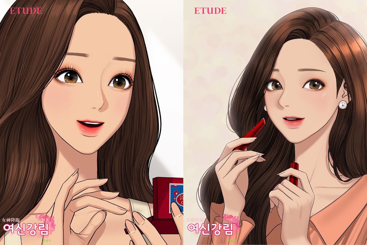 画出复古女神妆!ETUDE携手“女神降临”用砖红超迷人