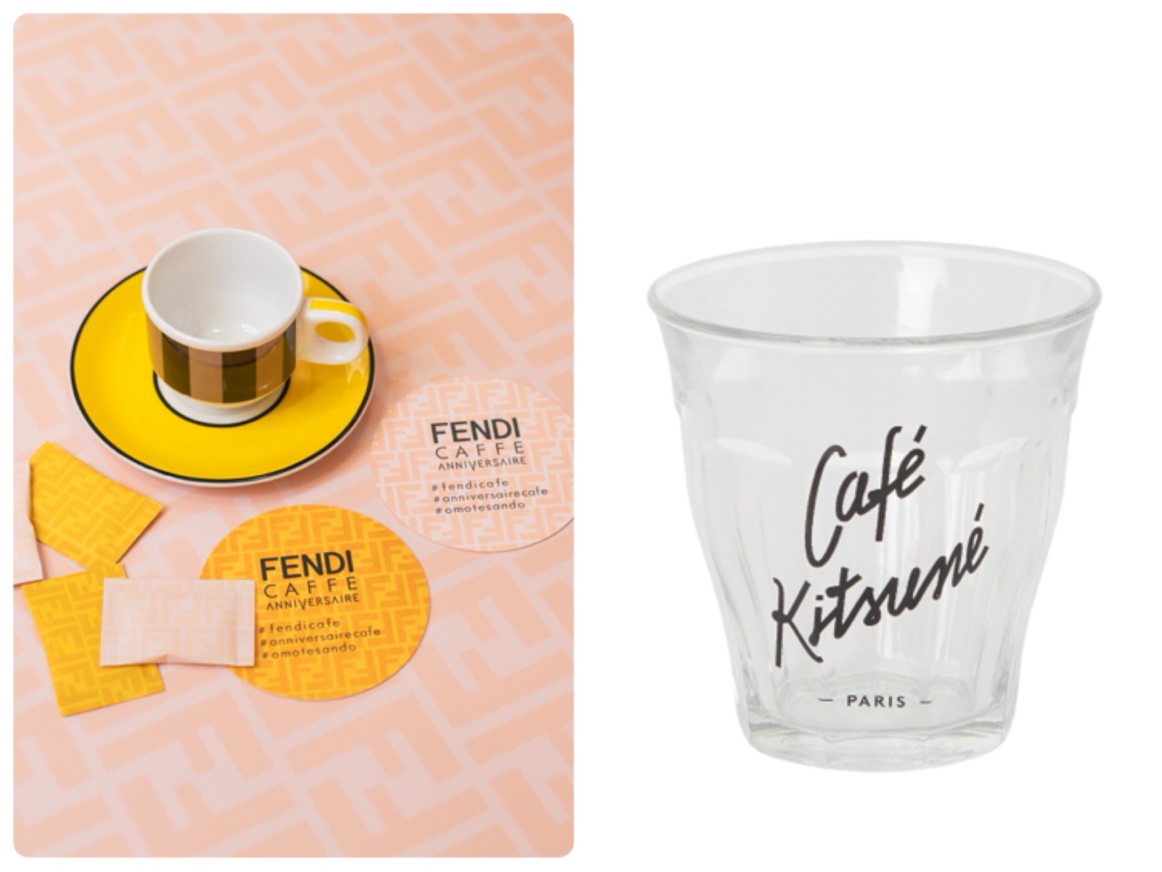 仪式感的精品生活!FENDI快闪东京咖啡馆 ARTIFACTS引进Café Kitsuné杯盘