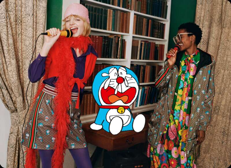 服装、背包、鞋子超齐全!Gucci哆啦A梦限时店1/21登场