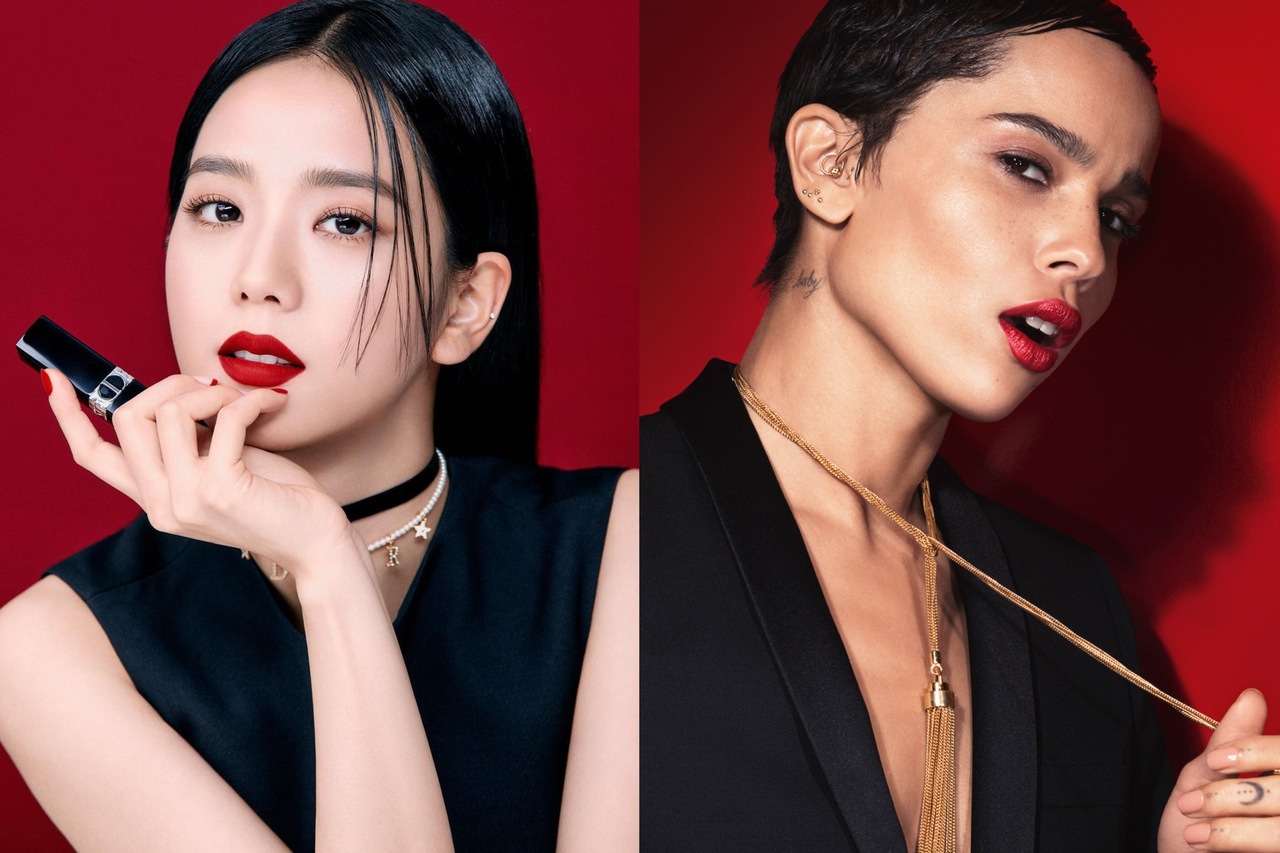 红就是霸气!Jisoo擦DIOR唇膏展现性感魅力、YSL情人红限量唇膏登场