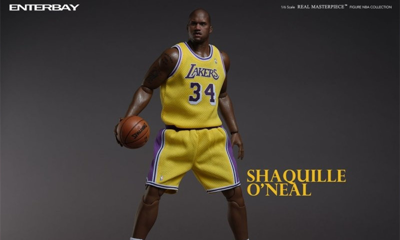 ENTERBAY NBA系列 洛杉矶湖人队「沙奎尔.奥尼尔」1/6比例可动人偶