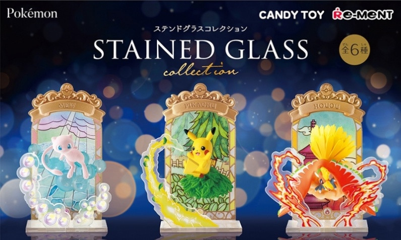 RE-MENT《精灵宝可梦》Pokémon STAINED GLASS Collection 食玩