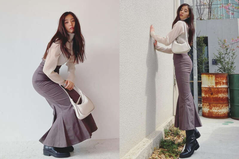私服也有杂志画报拍摄规格!新木优子身材太无敌 “邪恶视角”拍出大长腿、翘臀