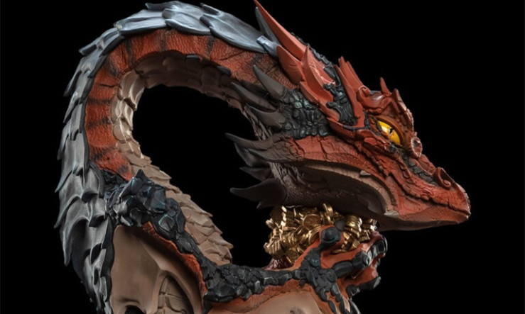 WETA Mini Epics 系列《霍比特人:史矛革之战》史矛革 搪胶模型