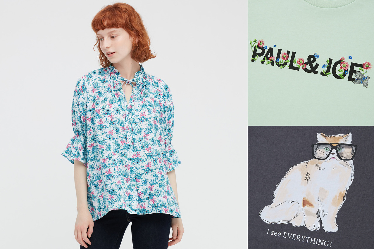 猫奴、碎花控必收!UNIQLO携手Paul & Joe打造春夏最浪漫UT女装