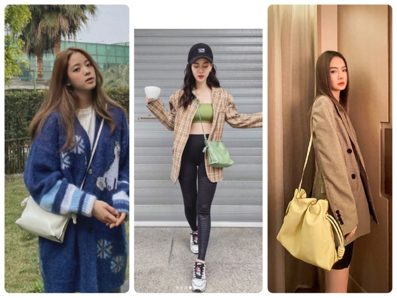 曾之乔很会!LOEWE包款巧搭同色系性感Bra 展现性感小心机